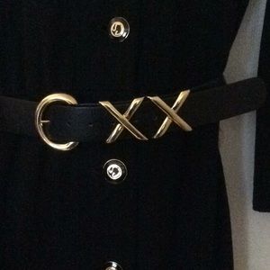 vintage Saint John dress with matching belt